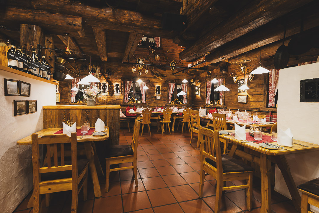 Restaurantbereich im Grainer's Dorfstadl