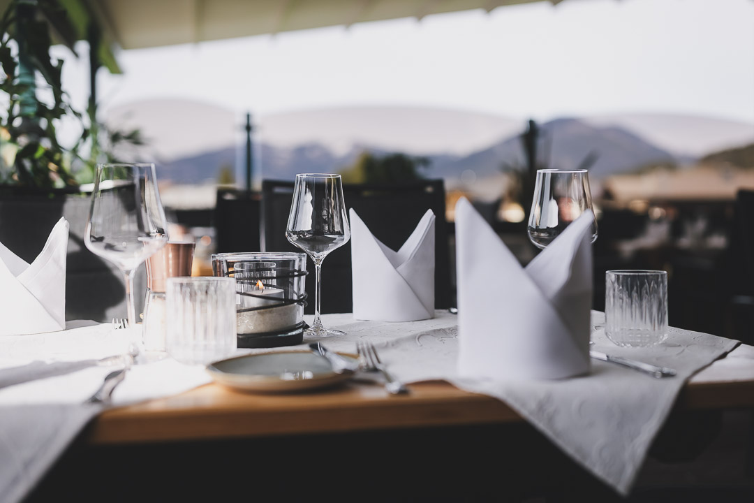 Die Terrasse im Grainer's Dorfstadl