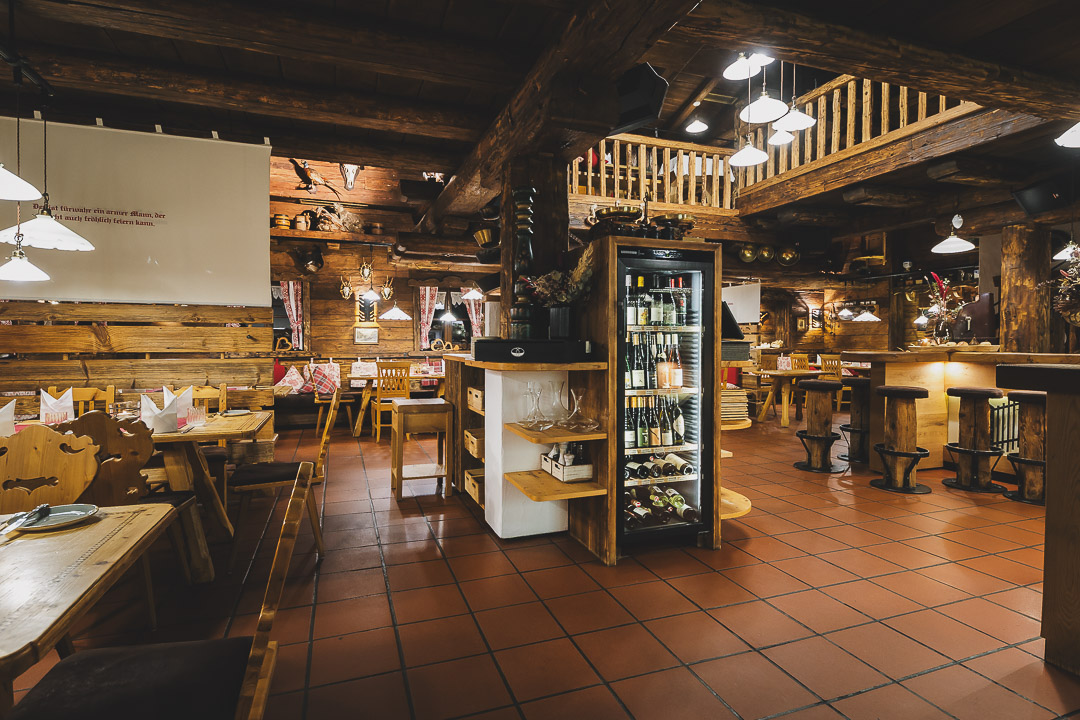 Restaurantbereich im Grainer's Dorfstadl